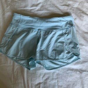 Light blue Lululemon shorts